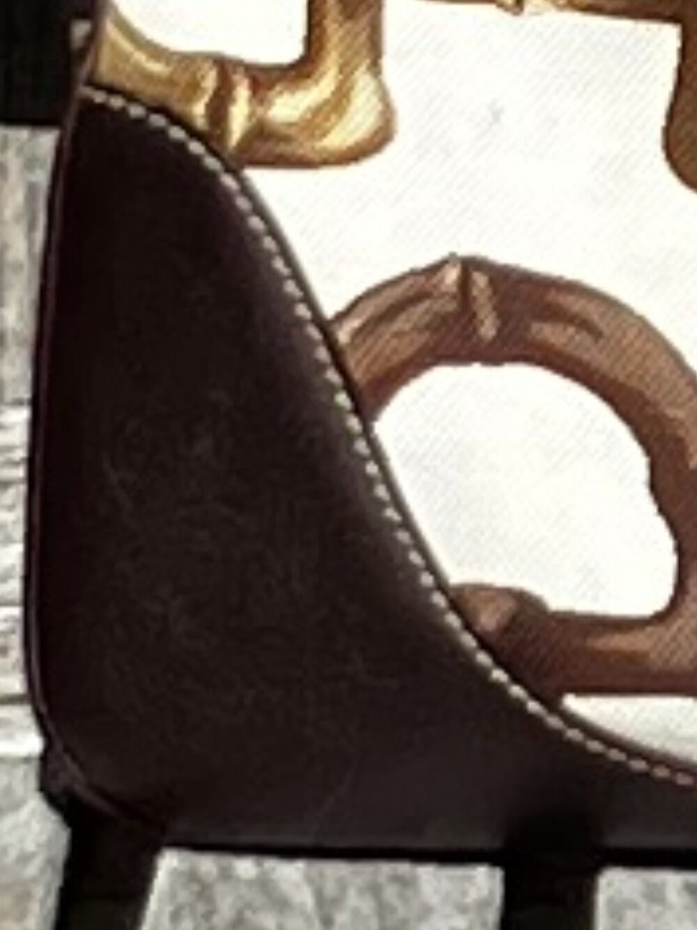 💯Authentic GUCCI Horsebit Bamboo Print Vintage Hobo Bag - Picture 8 of 16